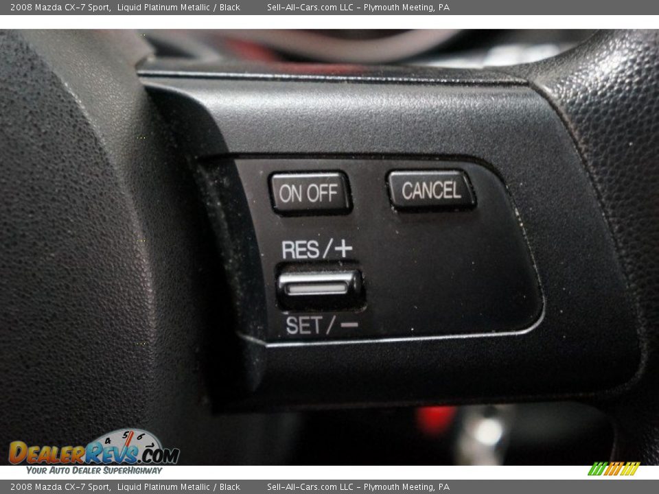 2008 Mazda CX-7 Sport Liquid Platinum Metallic / Black Photo #23