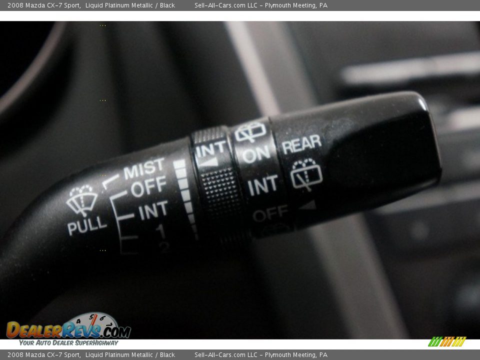 2008 Mazda CX-7 Sport Liquid Platinum Metallic / Black Photo #25
