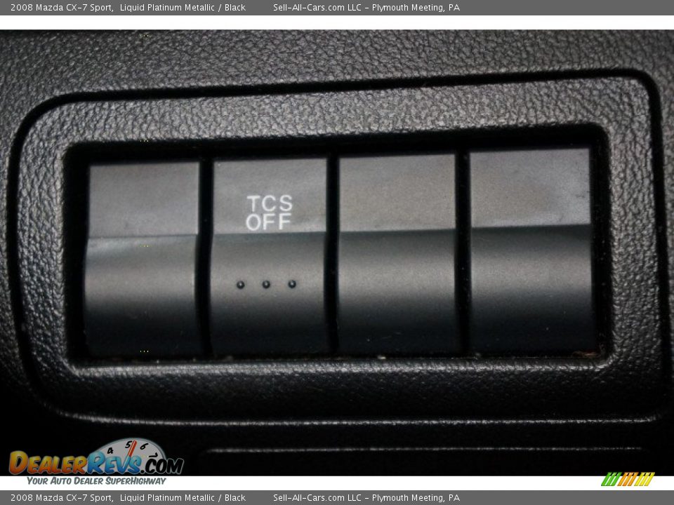 2008 Mazda CX-7 Sport Liquid Platinum Metallic / Black Photo #26