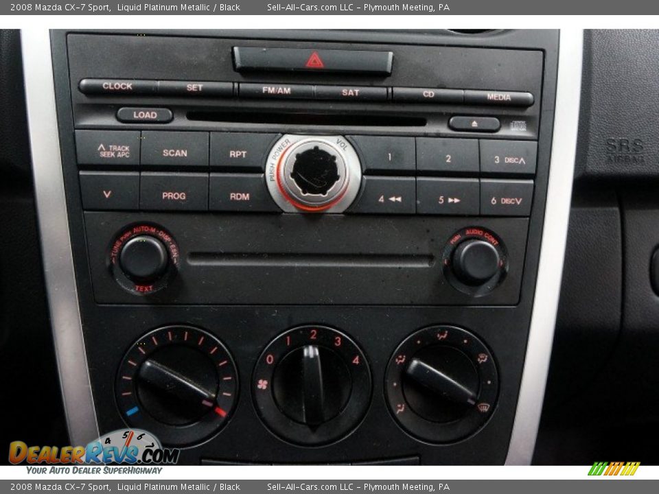 2008 Mazda CX-7 Sport Liquid Platinum Metallic / Black Photo #28