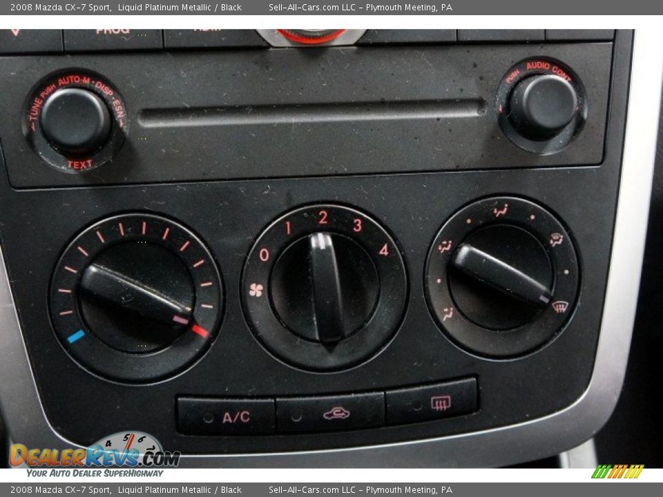 2008 Mazda CX-7 Sport Liquid Platinum Metallic / Black Photo #29