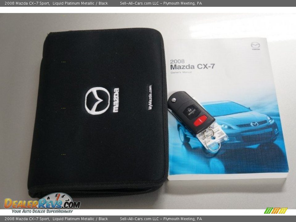 2008 Mazda CX-7 Sport Liquid Platinum Metallic / Black Photo #30