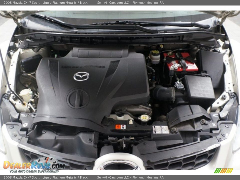 2008 Mazda CX-7 Sport Liquid Platinum Metallic / Black Photo #31