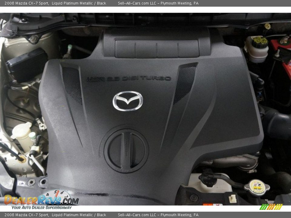 2008 Mazda CX-7 Sport Liquid Platinum Metallic / Black Photo #32