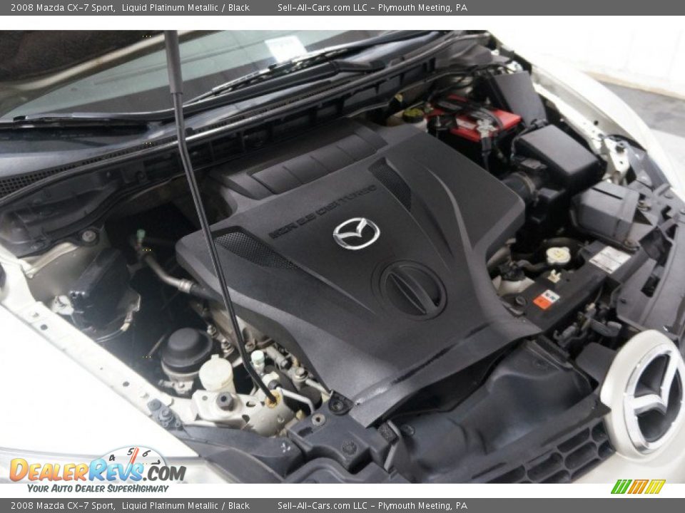 2008 Mazda CX-7 Sport Liquid Platinum Metallic / Black Photo #33