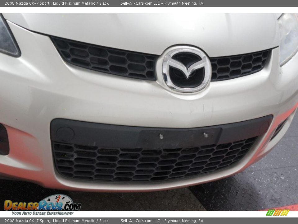 2008 Mazda CX-7 Sport Liquid Platinum Metallic / Black Photo #35