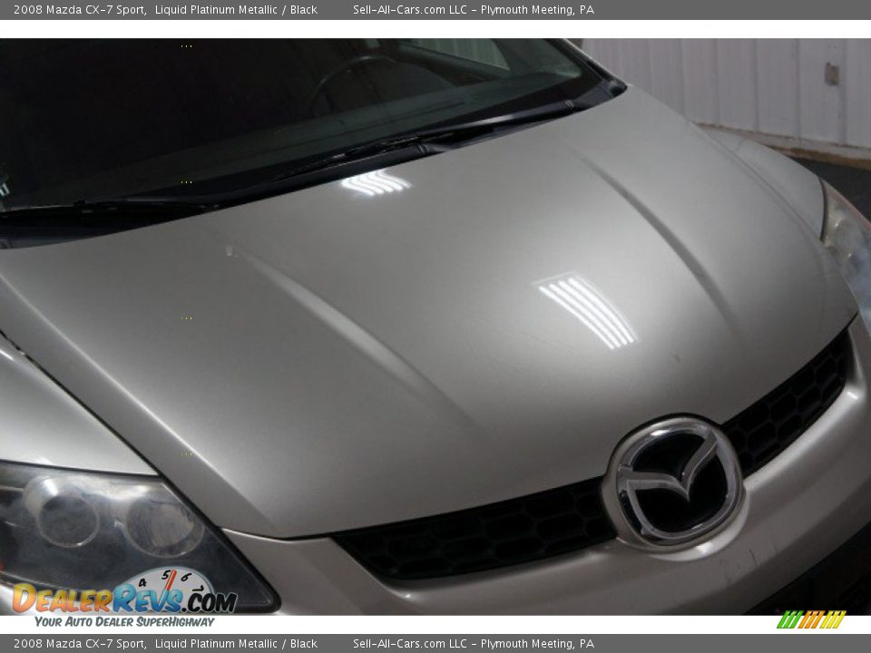 2008 Mazda CX-7 Sport Liquid Platinum Metallic / Black Photo #36
