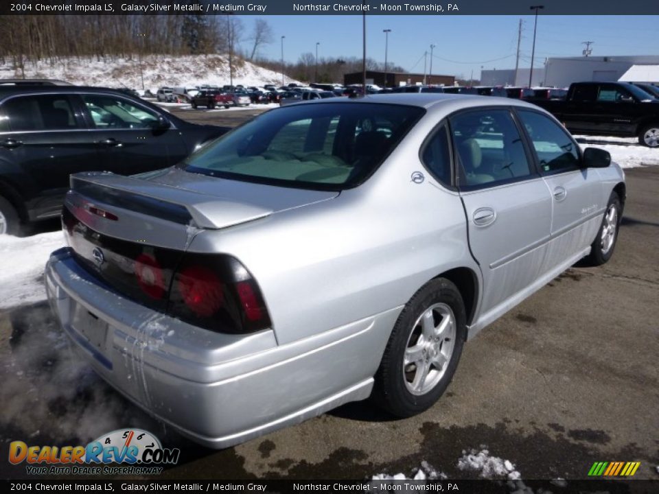 2004 Chevrolet Impala LS Galaxy Silver Metallic / Medium Gray Photo #3