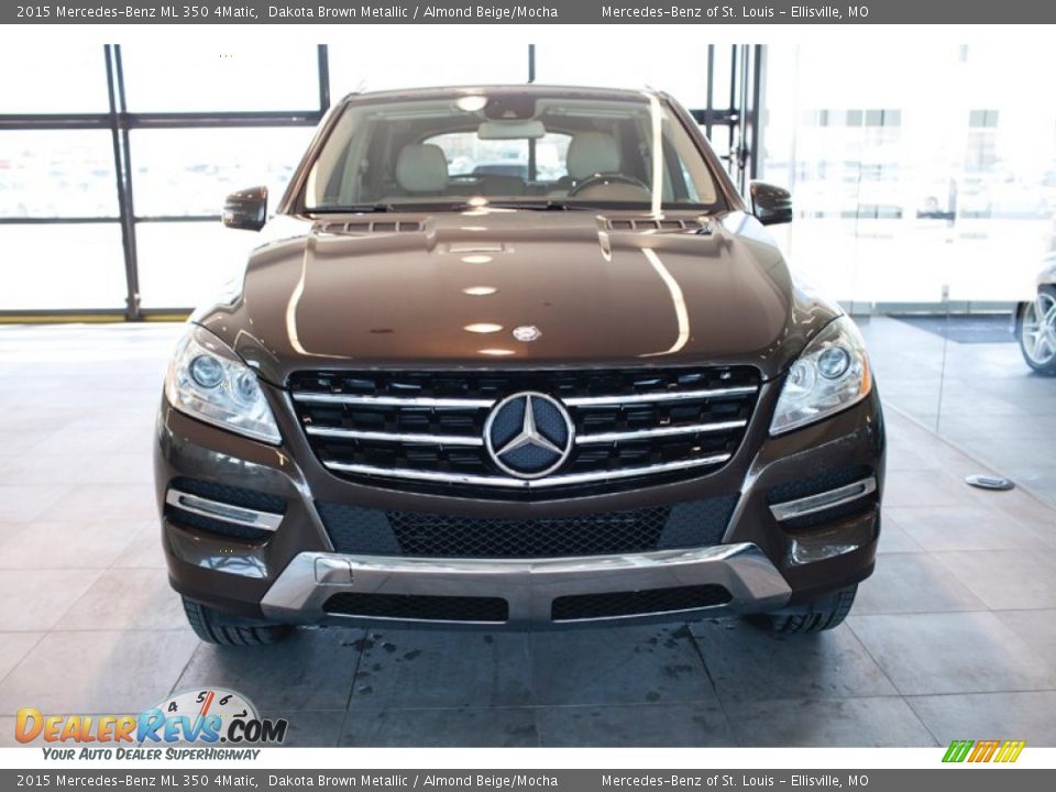 2015 Mercedes-Benz ML 350 4Matic Dakota Brown Metallic / Almond Beige/Mocha Photo #6