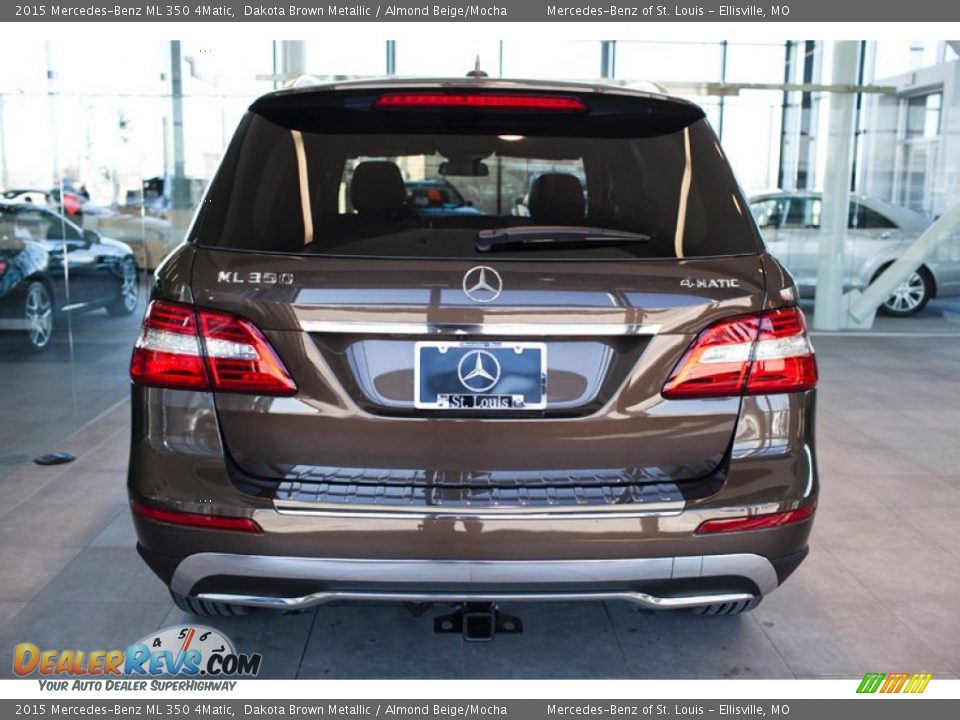 2015 Mercedes-Benz ML 350 4Matic Dakota Brown Metallic / Almond Beige/Mocha Photo #7