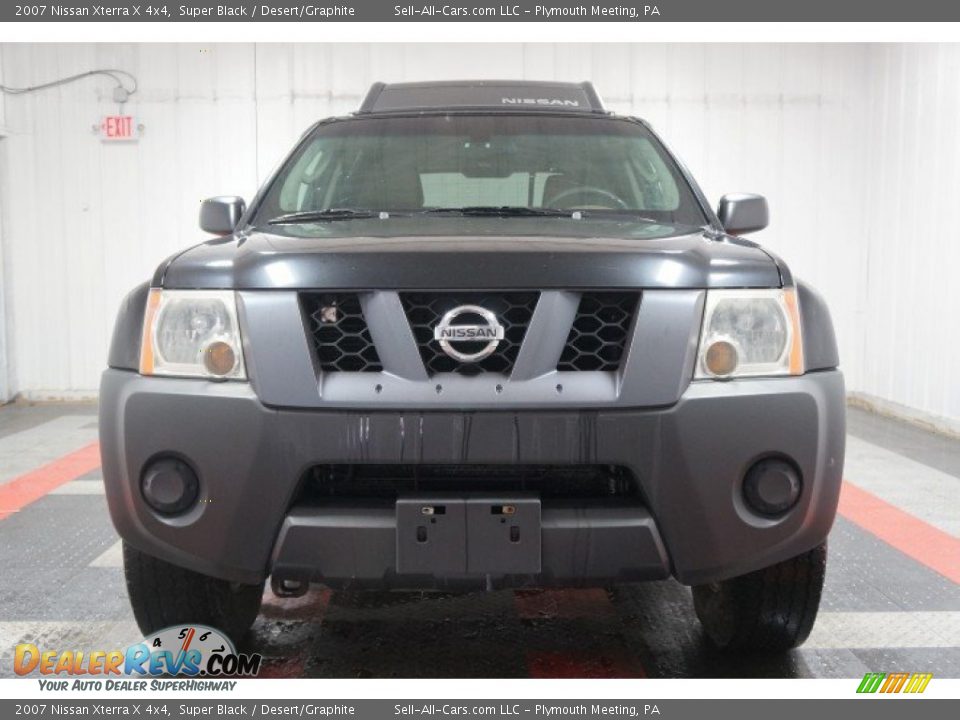 2007 Nissan Xterra X 4x4 Super Black / Desert/Graphite Photo #4