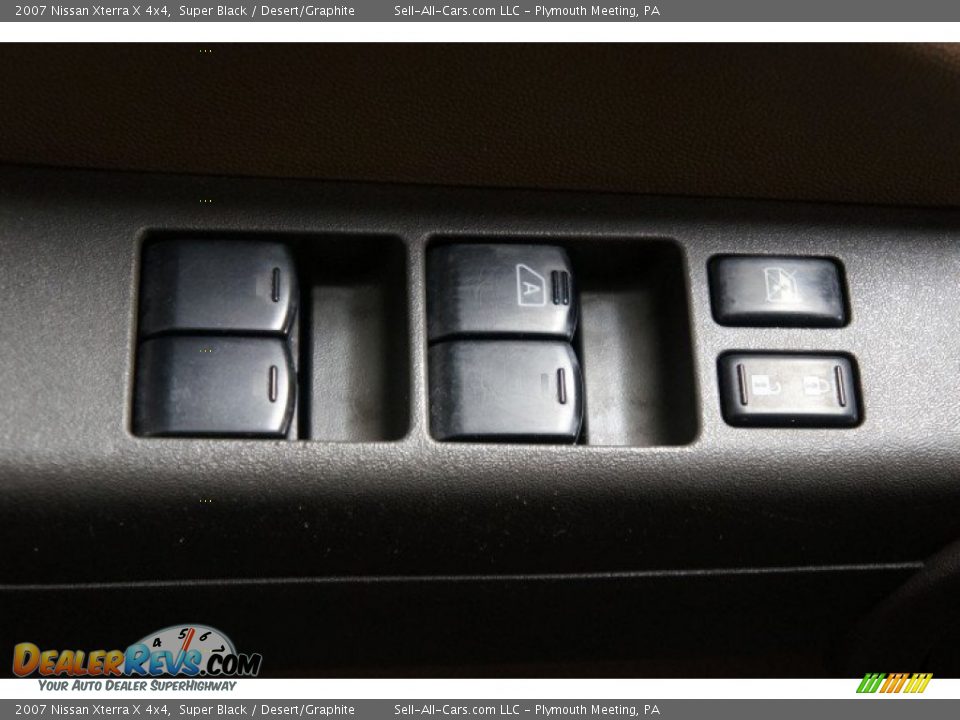 2007 Nissan Xterra X 4x4 Super Black / Desert/Graphite Photo #13