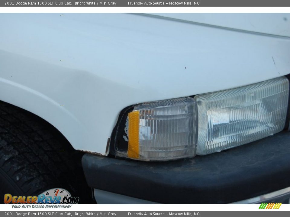 2001 Dodge Ram 1500 SLT Club Cab Bright White / Mist Gray Photo #8