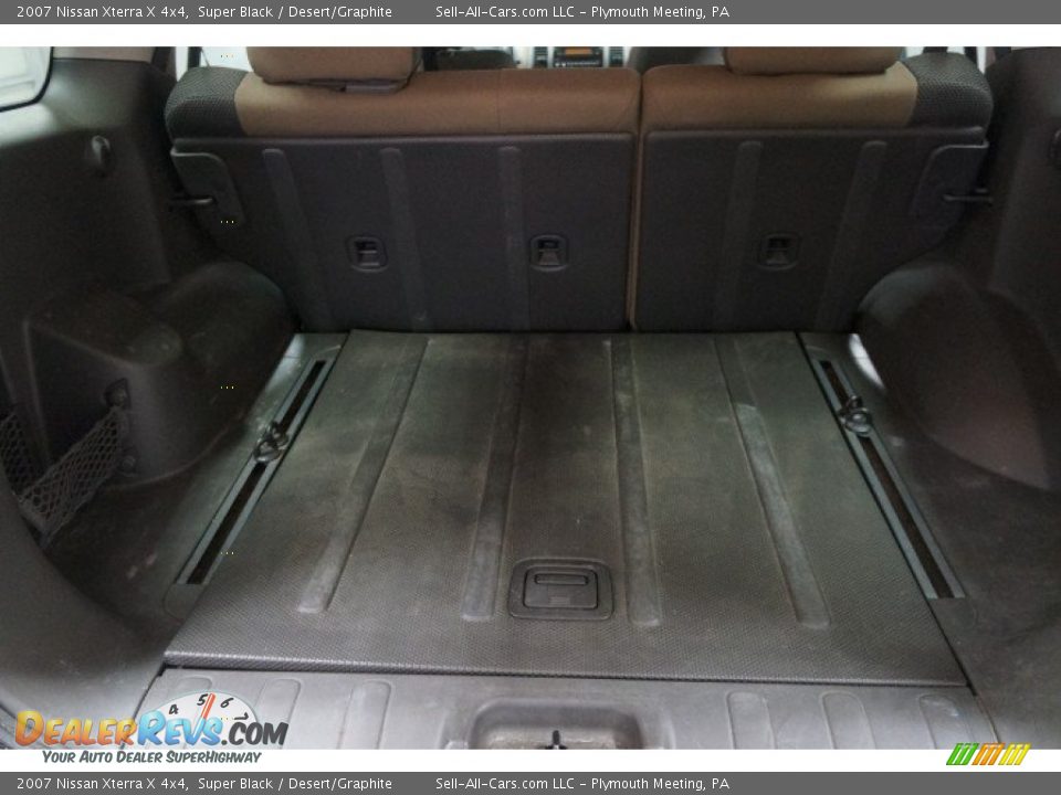 2007 Nissan Xterra X 4x4 Super Black / Desert/Graphite Photo #18