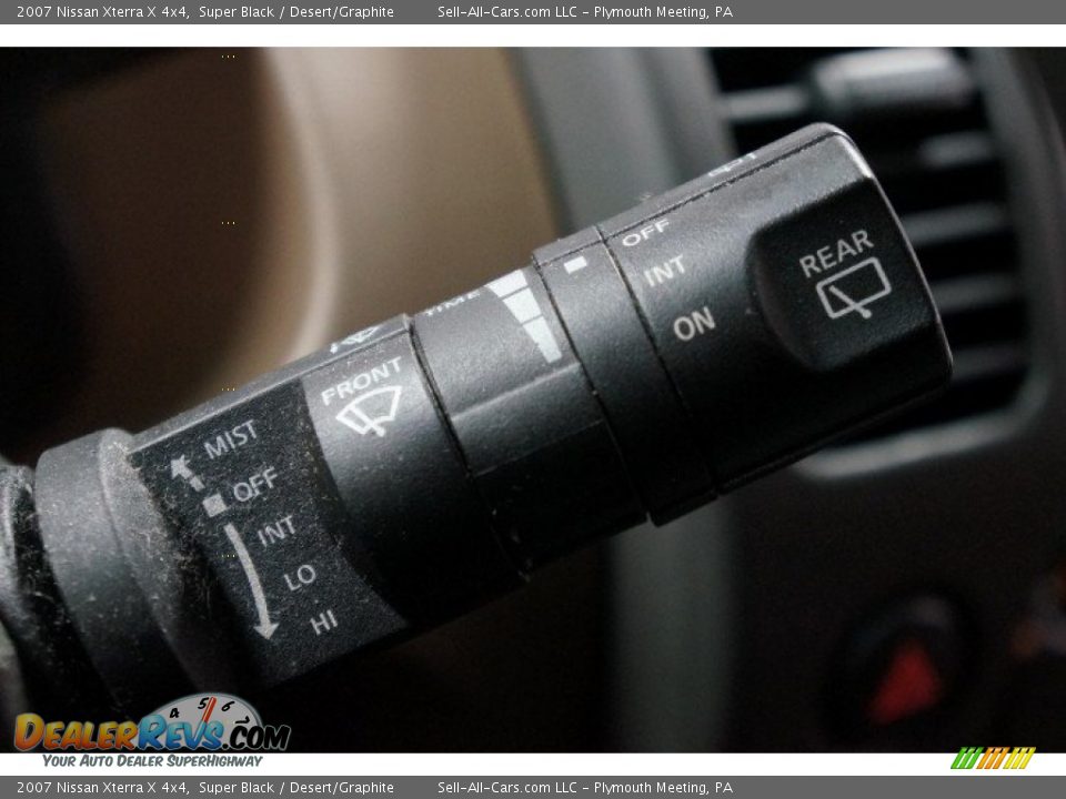 2007 Nissan Xterra X 4x4 Super Black / Desert/Graphite Photo #23