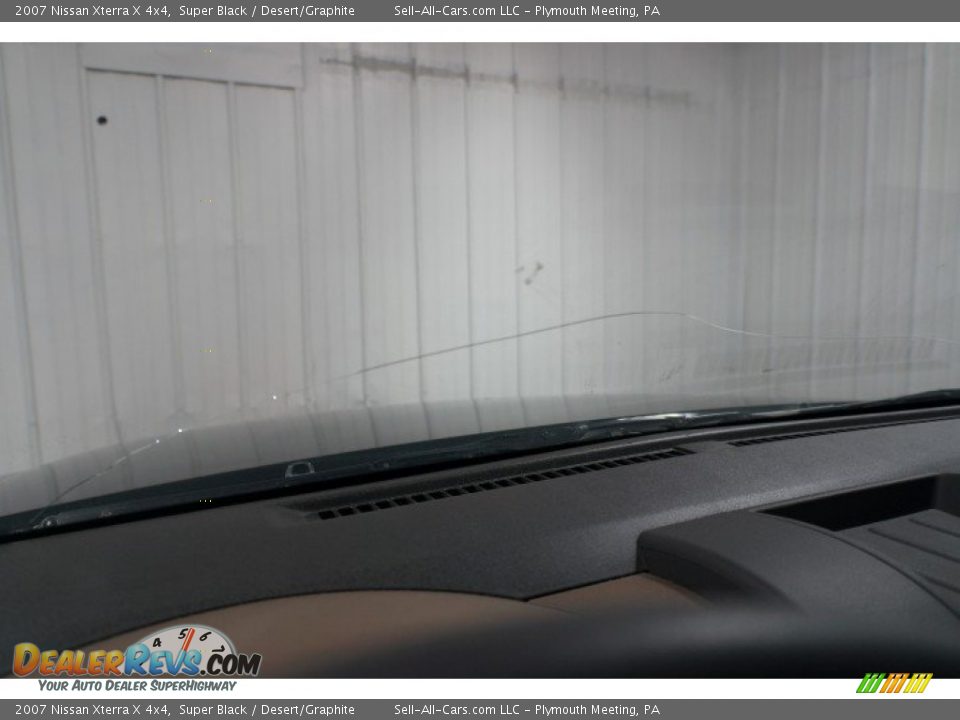 2007 Nissan Xterra X 4x4 Super Black / Desert/Graphite Photo #29