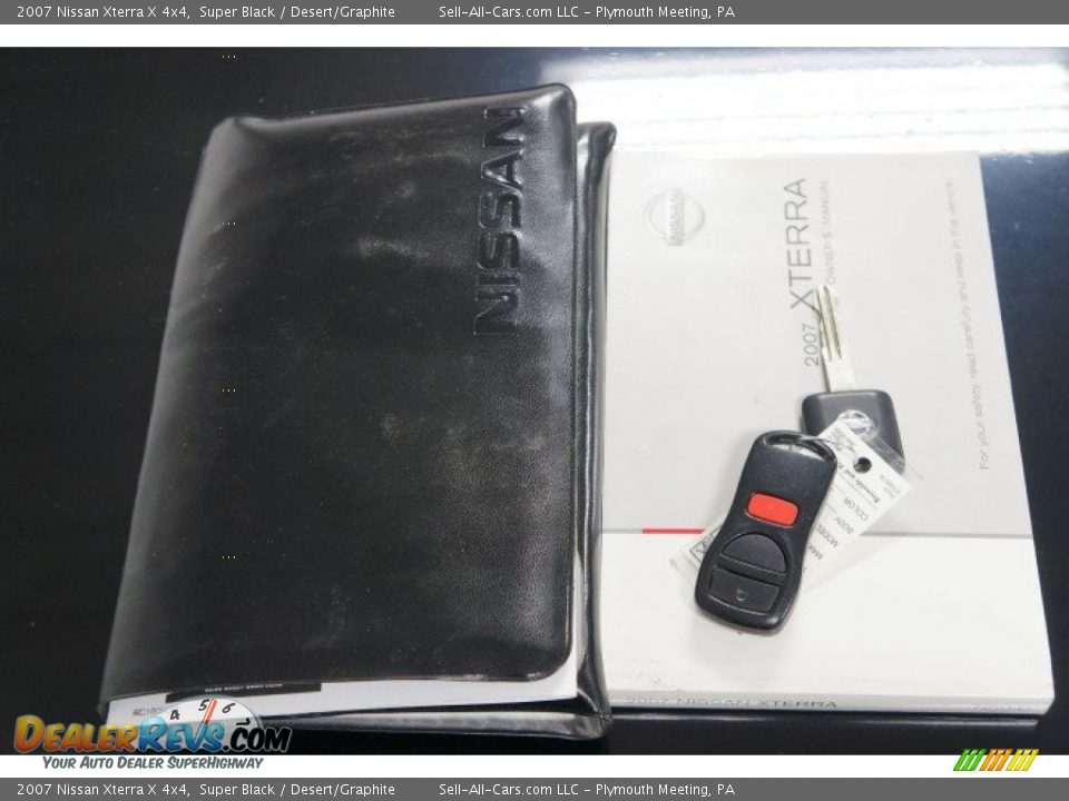 2007 Nissan Xterra X 4x4 Super Black / Desert/Graphite Photo #30
