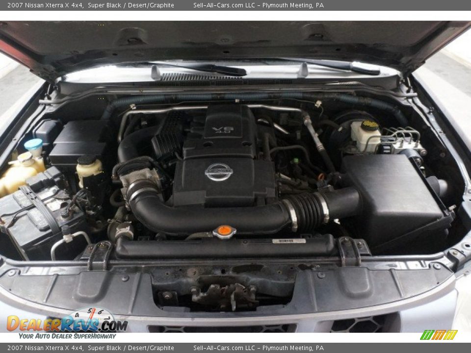 2007 Nissan Xterra X 4x4 Super Black / Desert/Graphite Photo #31