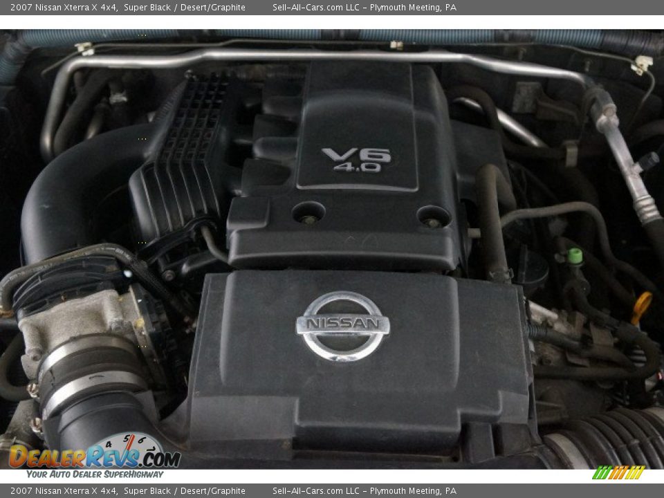 2007 Nissan Xterra X 4x4 Super Black / Desert/Graphite Photo #32