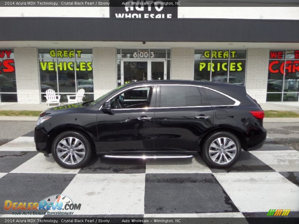 2014 Acura MDX Technology Crystal Black Pearl / Ebony Photo #1