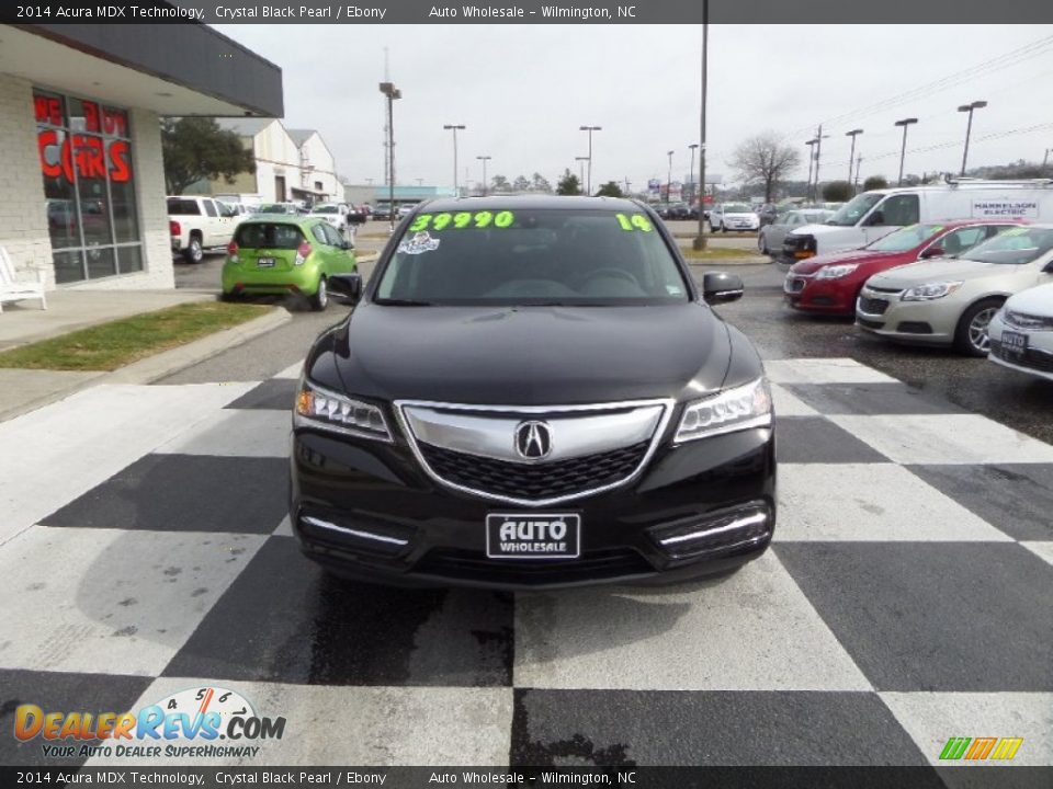 2014 Acura MDX Technology Crystal Black Pearl / Ebony Photo #2