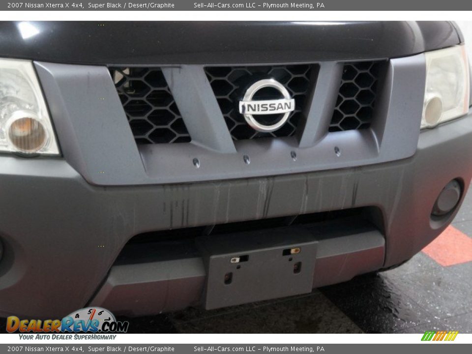 2007 Nissan Xterra X 4x4 Super Black / Desert/Graphite Photo #35