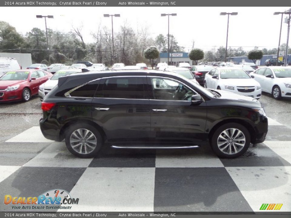2014 Acura MDX Technology Crystal Black Pearl / Ebony Photo #3
