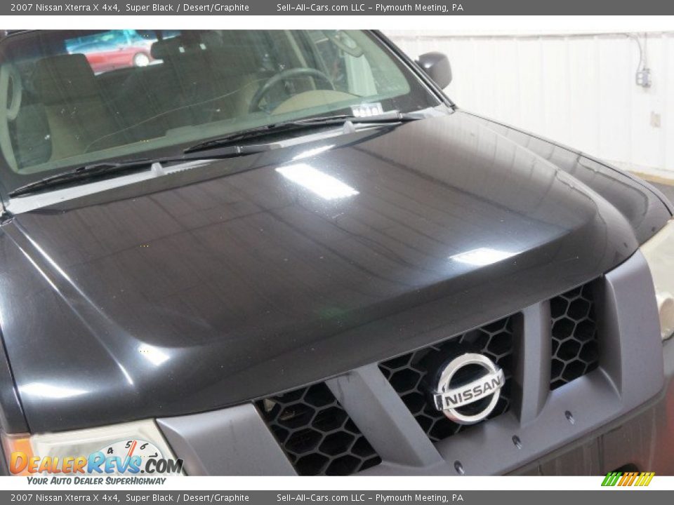 2007 Nissan Xterra X 4x4 Super Black / Desert/Graphite Photo #36