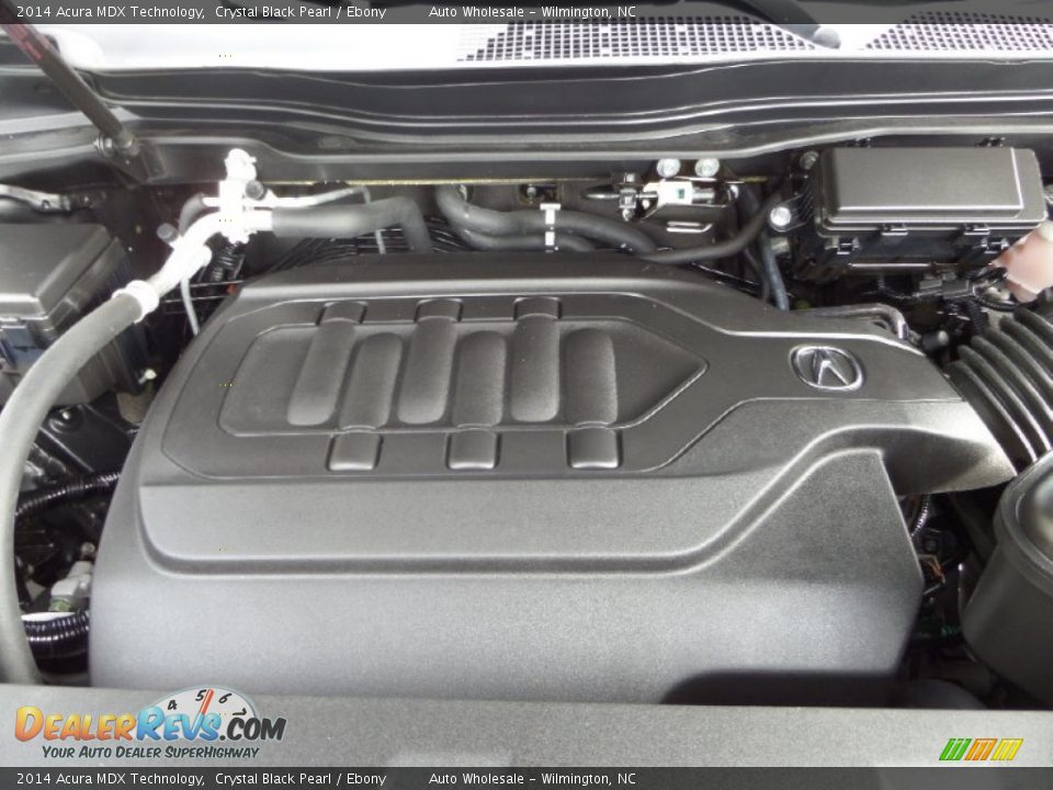 2014 Acura MDX Technology Crystal Black Pearl / Ebony Photo #6