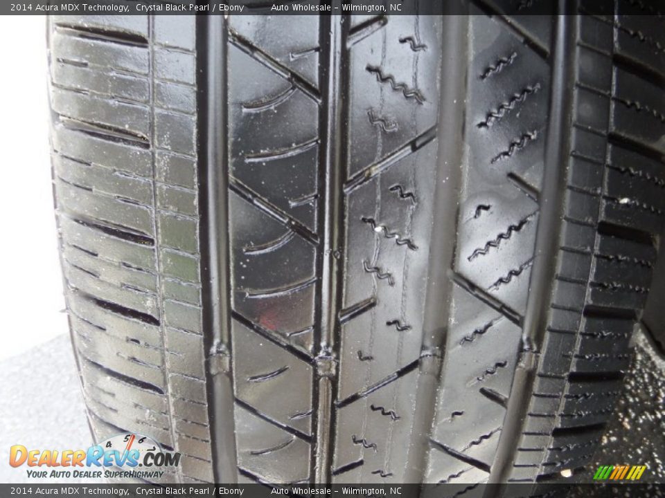 2014 Acura MDX Technology Crystal Black Pearl / Ebony Photo #9
