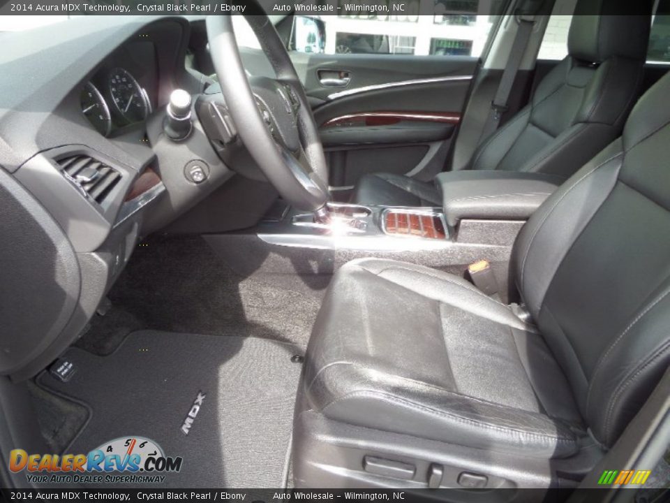2014 Acura MDX Technology Crystal Black Pearl / Ebony Photo #10