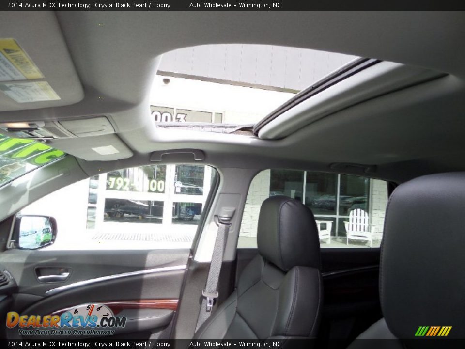 2014 Acura MDX Technology Crystal Black Pearl / Ebony Photo #11