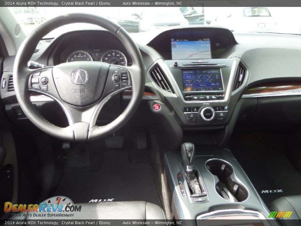 2014 Acura MDX Technology Crystal Black Pearl / Ebony Photo #15