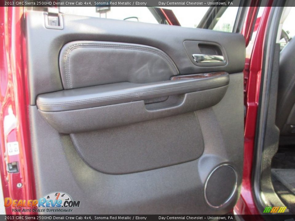 2013 GMC Sierra 2500HD Denali Crew Cab 4x4 Sonoma Red Metallic / Ebony Photo #21