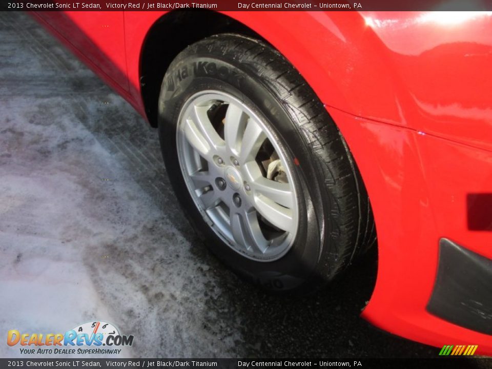 2013 Chevrolet Sonic LT Sedan Victory Red / Jet Black/Dark Titanium Photo #10