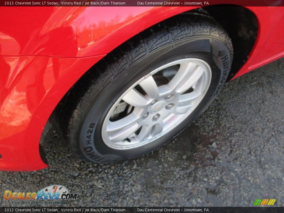 2013 Chevrolet Sonic LT Sedan Victory Red / Jet Black/Dark Titanium Photo #13