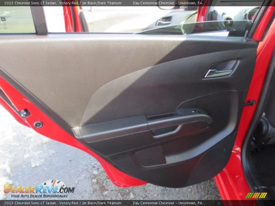 2013 Chevrolet Sonic LT Sedan Victory Red / Jet Black/Dark Titanium Photo #20
