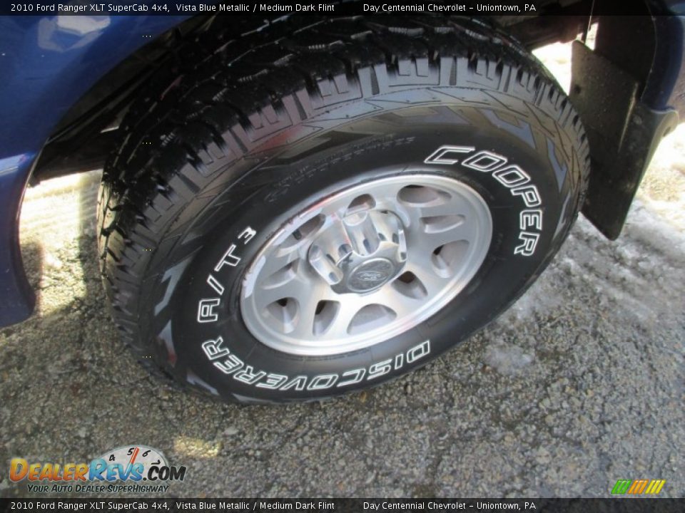 2010 Ford Ranger XLT SuperCab 4x4 Vista Blue Metallic / Medium Dark Flint Photo #3