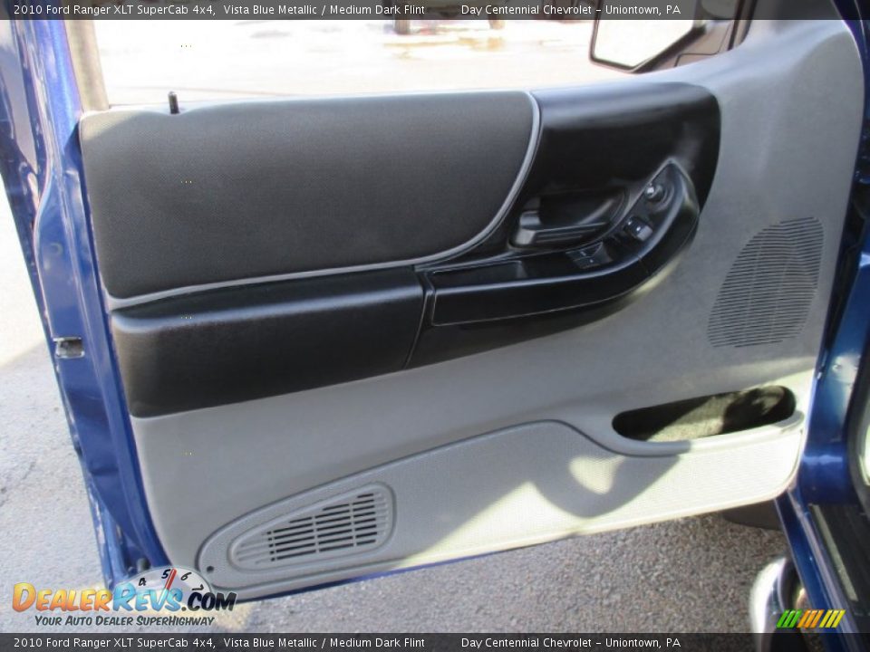 2010 Ford Ranger XLT SuperCab 4x4 Vista Blue Metallic / Medium Dark Flint Photo #18