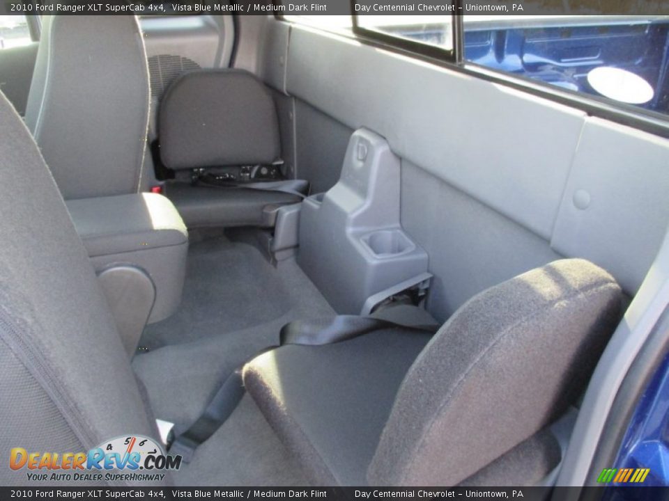 2010 Ford Ranger XLT SuperCab 4x4 Vista Blue Metallic / Medium Dark Flint Photo #20
