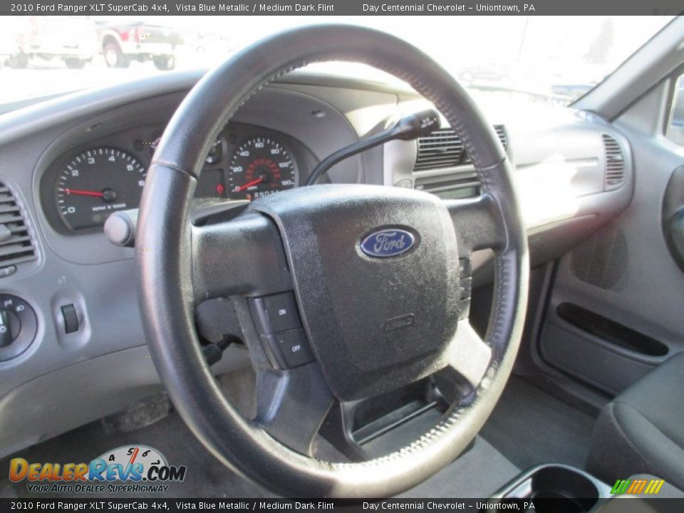 2010 Ford Ranger XLT SuperCab 4x4 Vista Blue Metallic / Medium Dark Flint Photo #22