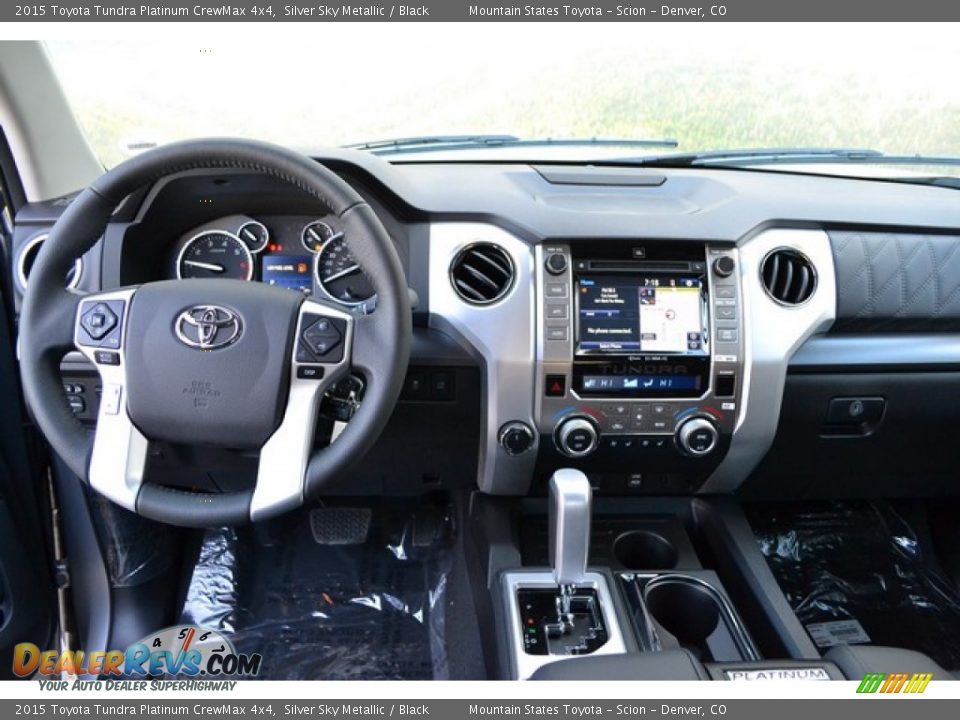 2015 Toyota Tundra Platinum CrewMax 4x4 Silver Sky Metallic / Black Photo #6