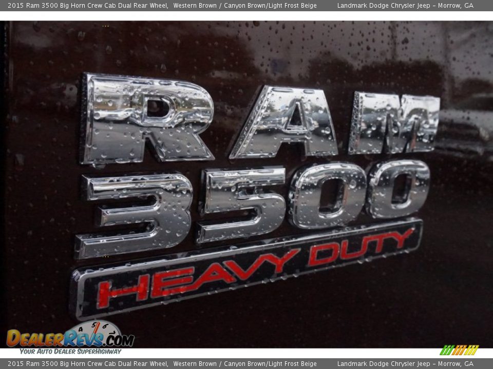 2015 Ram 3500 Big Horn Crew Cab Dual Rear Wheel Western Brown / Canyon Brown/Light Frost Beige Photo #6