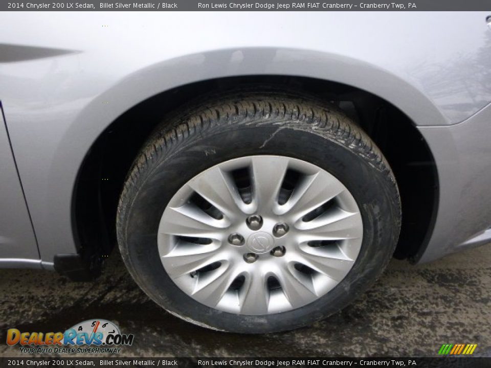 2014 Chrysler 200 LX Sedan Billet Silver Metallic / Black Photo #2