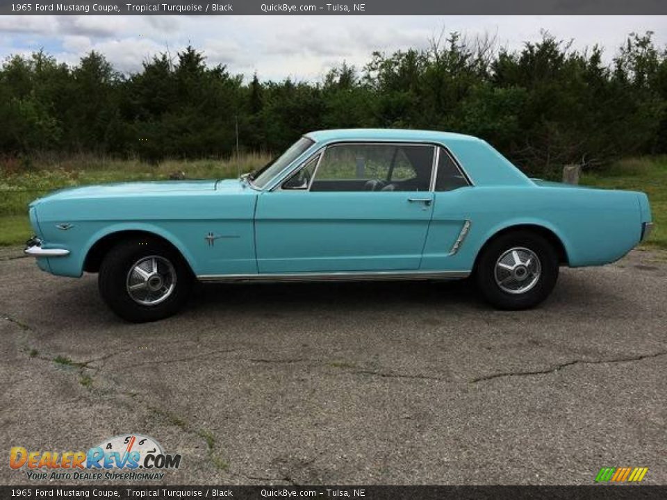 Tropical Turquoise 1965 Ford Mustang Coupe Photo #7