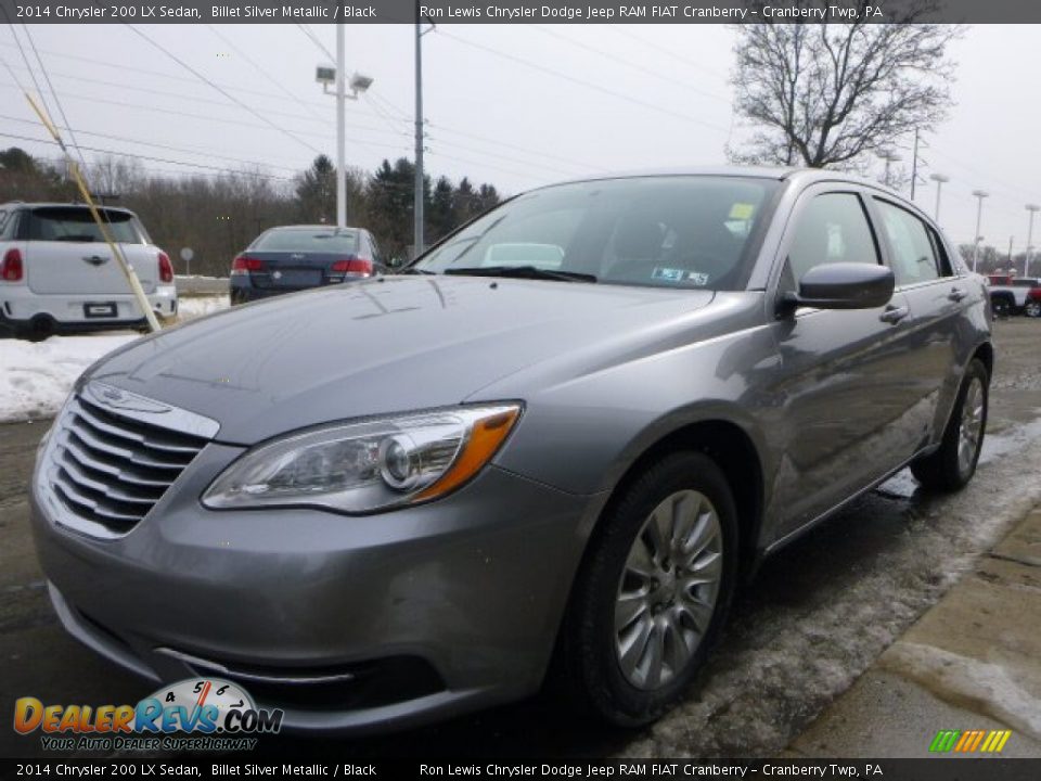 2014 Chrysler 200 LX Sedan Billet Silver Metallic / Black Photo #5