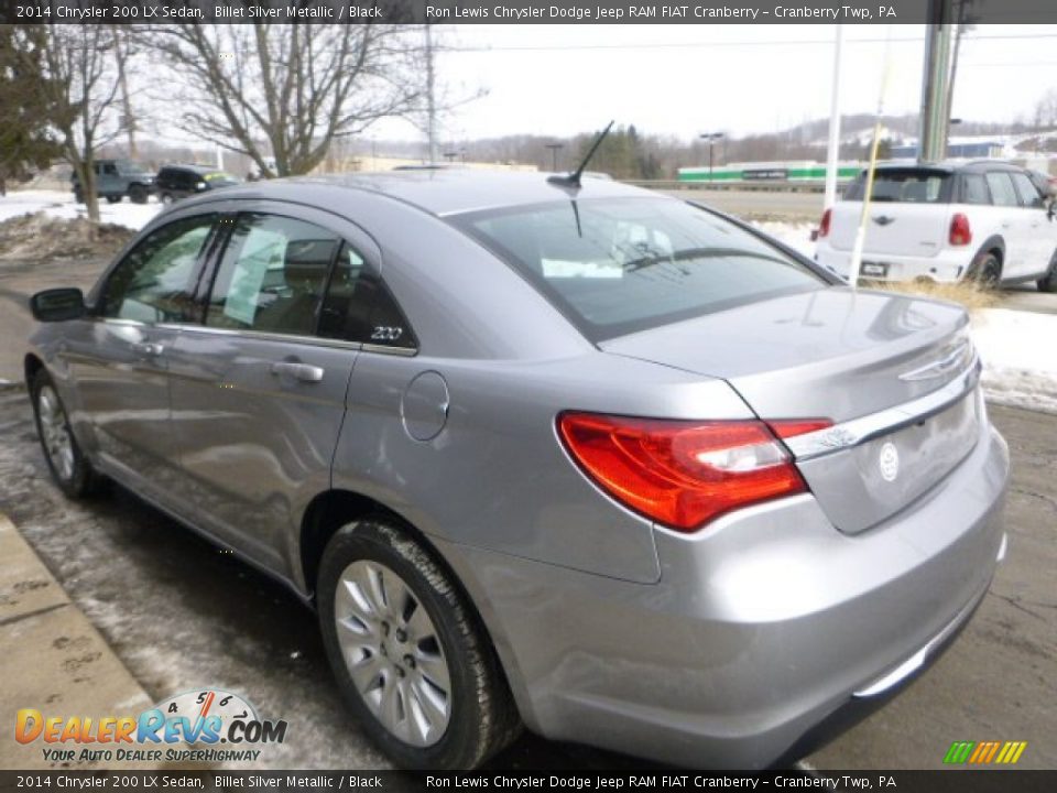 2014 Chrysler 200 LX Sedan Billet Silver Metallic / Black Photo #7