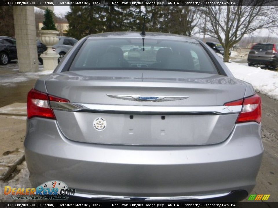 2014 Chrysler 200 LX Sedan Billet Silver Metallic / Black Photo #8