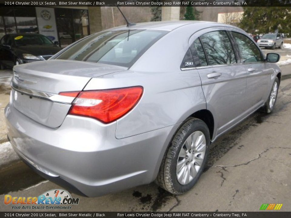 2014 Chrysler 200 LX Sedan Billet Silver Metallic / Black Photo #9