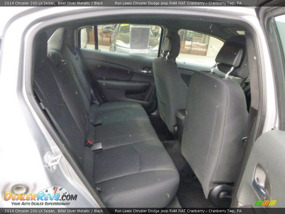 2014 Chrysler 200 LX Sedan Billet Silver Metallic / Black Photo #10